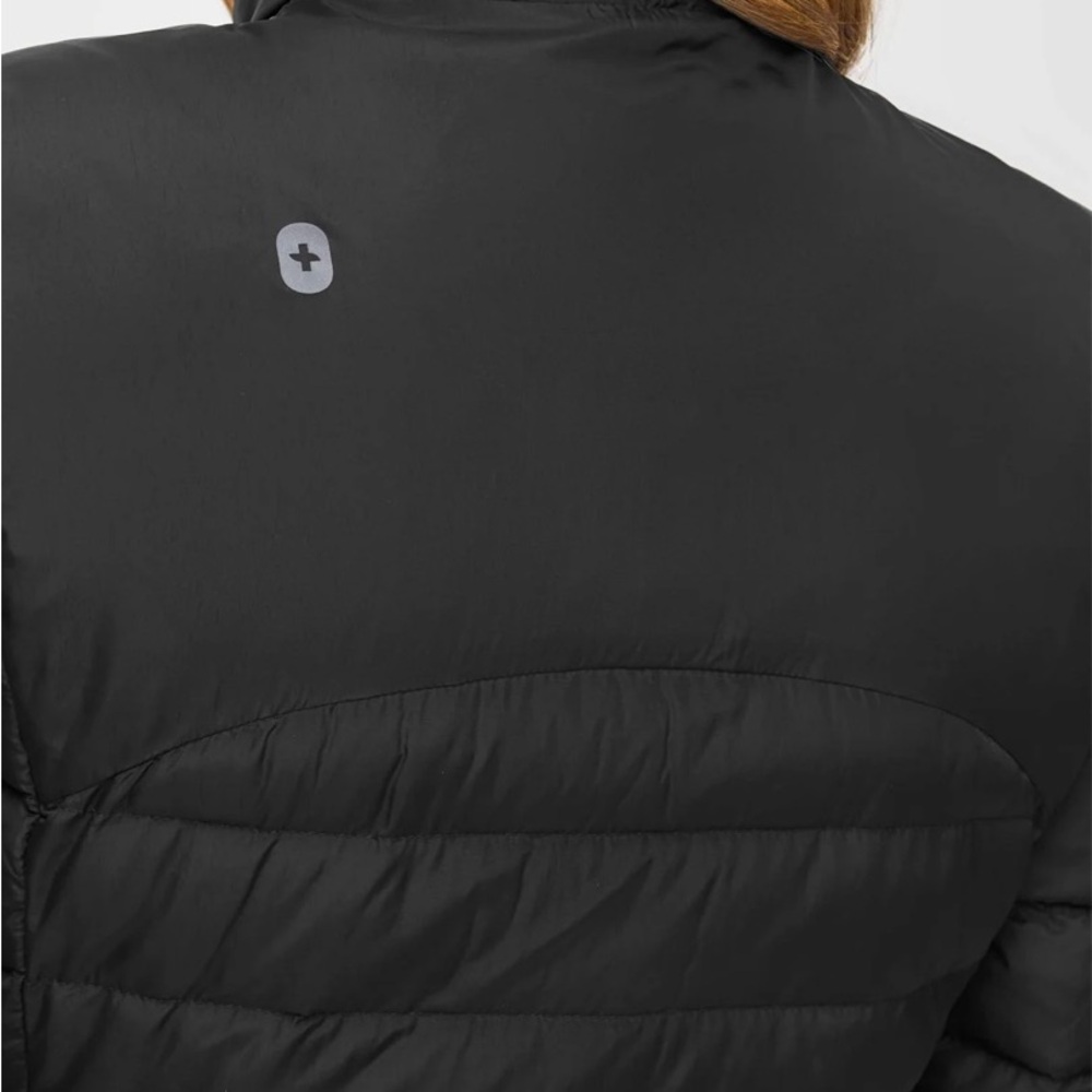 Figs On-Shift Packable Puffer Jacket Technical Performance Outerwear in Black M - Picture 7 of 16